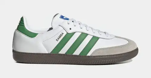 Samba OG Mens Lifestyle Shoes (Cloud White/Green)