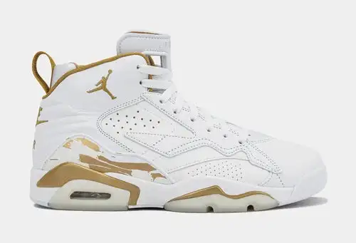 Jumpman MVP Mens Basketball Shoes (White/Metallic Gold) 5FC8F998