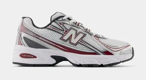 740 Mens Running Shoes (White/Red) 920C576