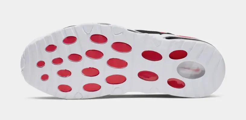 Air Max Uptempo 95 Mens Lifestyle Shoes (White University Red Black) Free Shipping 