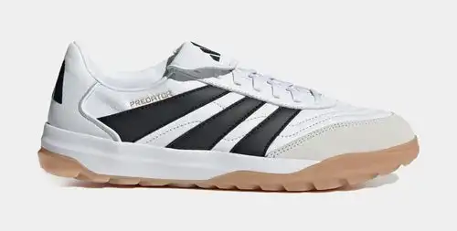 Predator Turf Trainer Mens Lifestyle Shoes (Cloud White/Core Black/Gold Metallic)