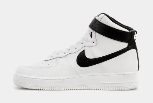 Air Force 1 '07 High Mens Basketball Shoes (White/Black) 42D507
