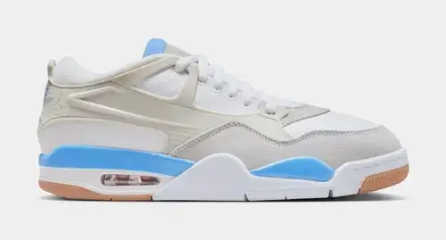 Air Jordan 4 RM Mens Basketball Shoes (White/White/Neutral Grey) 531336