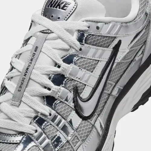 P-6000 Mens Running Shoes (Metallic Silver/Sail)