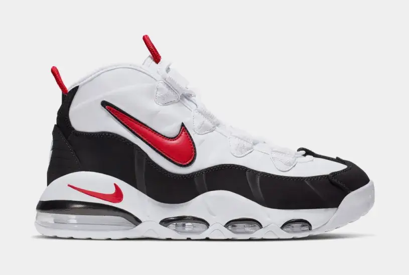 Air Max Uptempo 95 Mens Lifestyle Shoes (White University Red Black) Free Shipping 