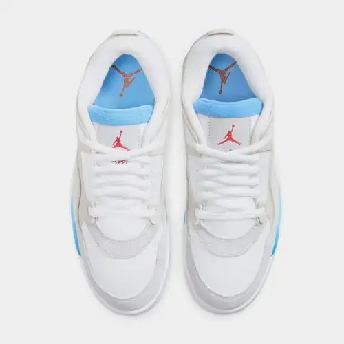 Air Jordan 4 RM Mens Basketball Shoes (White/White/Neutral Grey) 531336