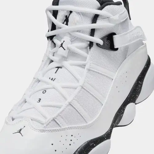 6 Rings Mens Basketball Shoes (White/Black/White) C8E02376