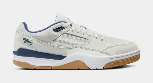 Flight Court Mens Basketball Shoes (Neutral Grey/Midnight Navy/White) 8D4D380