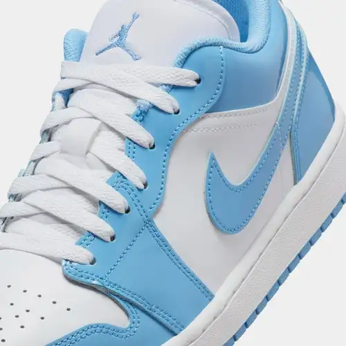 Air Jordan 1 Low SE White Legend Blue Mens Lifestyle Shoes (White/Legend Blue) 4BA543