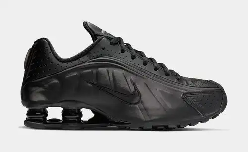Shox R4 Womens Running Shoes (Black/Black)