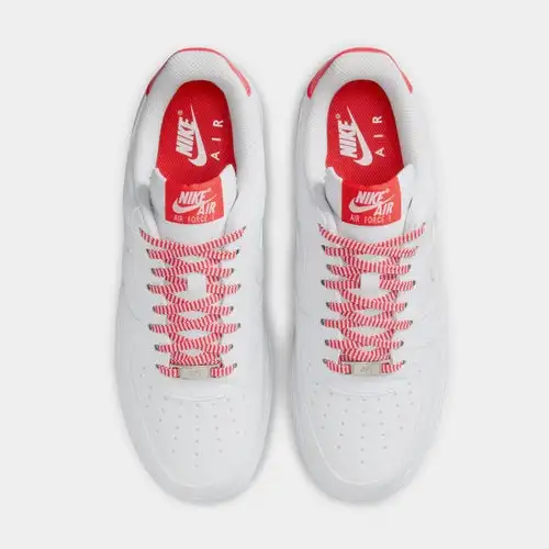 Air Force 1 Womens Lifestyle Shoes (White/Pink Foam/Metallic Silver/Light Crimson) EA7810