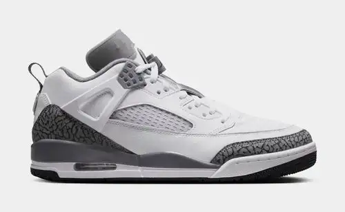 Spizike Low Grey Mens Lifestyle Shoes (White/Grey/Black) 6A10353