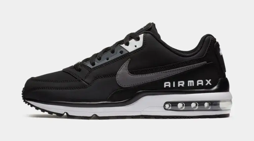 Air Max LTD 3 Mens Running Shoes (Black White Dark Grey) 