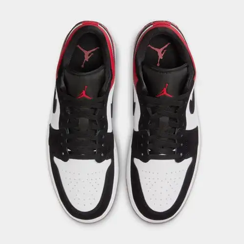 Air Jordan 1 Low SE Mens Lifestyle Shoes (White/Varsity Red/Black) D30C1960