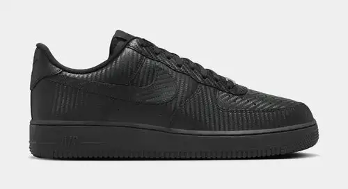 Air force 1 '07 Black Carbon Fiber Mens Lifestyle Shoes (Black/Black)