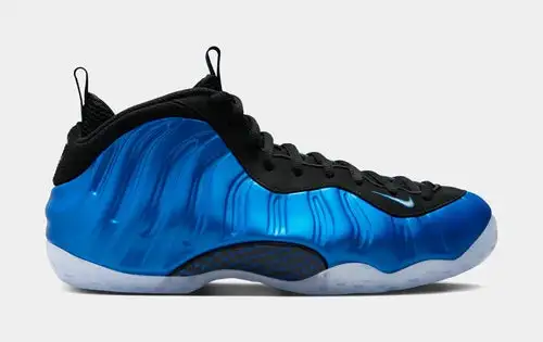 Air Foamposite One International Blue Mens Lifestyle Shoes (Neon Royal/White/Black/Clear) 2CAA239