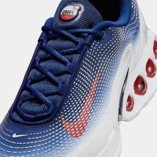 Air Max DN Mens Running Shoes (White/Sport Red/Metallic Silver) D9098777