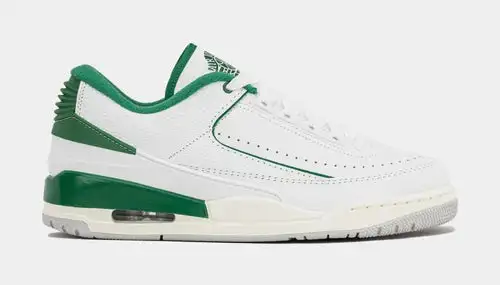 Air Jordan 2/3 Mens Basketball Shoes (White/Pine Green/Sail/Neutral Grey) 8B1F1172