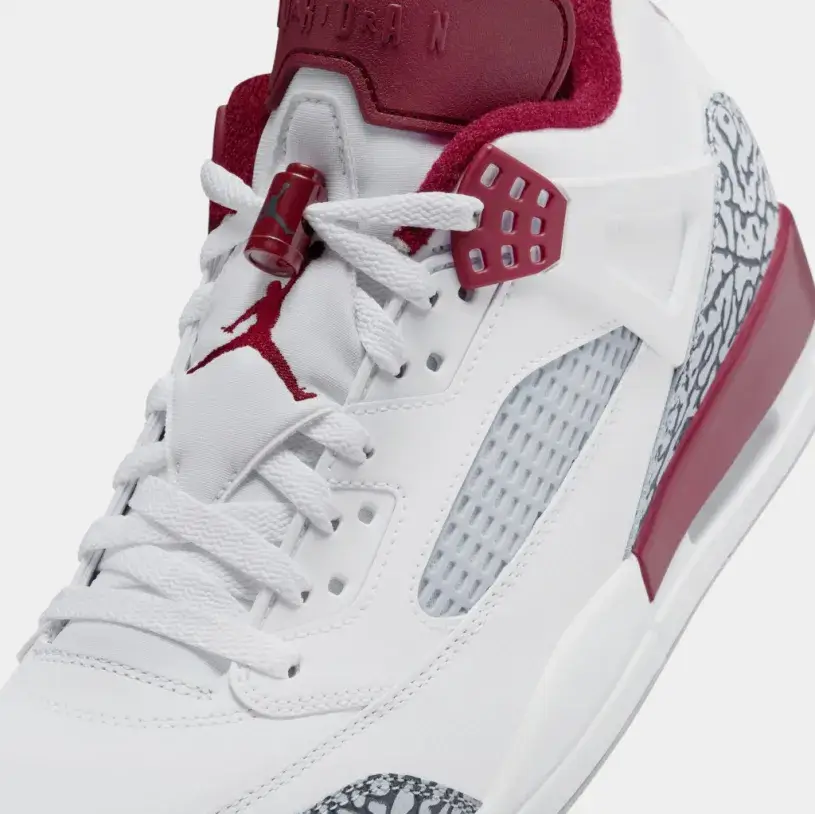 Spizike Low Mens Basketball Shoes (White Wolf Grey Anthracite Team Red) 