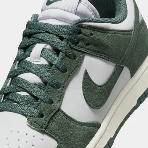 Dunk Low Womens Lifestyle Shoes (Photon Dust/Sail/White/Vintage Green)