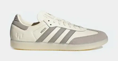 Samba OG Messi Mens Lifestyle Shoes (Cream White/Light Brown/Gold Metallic) 277804