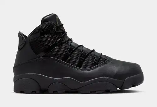 6 Rings Winterized Mens Basketball Shoes (Black) B981197