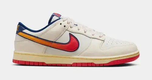 Dunk Low Retro SE Mens Basketball Shoes (Pale Ivory/Light Crimson/Sail) D3A91768