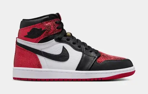 Air Jordan 1 Retro High OG Ruby Womens Lifestyle Shoes (Varsity Red/Black/White) 060431