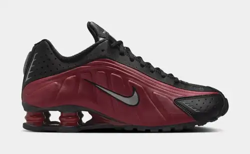 Shox R4 Womens Running Shoes (Red/Black)