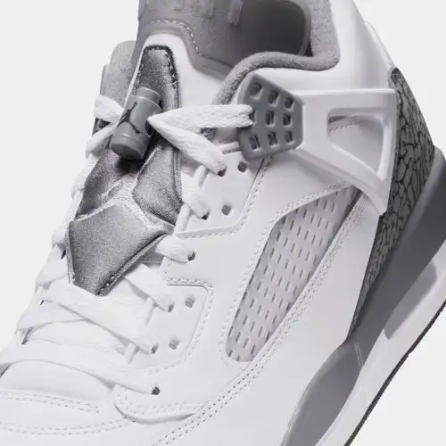 Spizike Low Grey Mens Lifestyle Shoes (White/Grey/Black) 6A10353