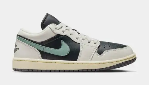 Air Jordan 1 Low Womens Lifestyle Shoes (Anthracite/Sail/Legend Sand/Jade Smoke) B116433