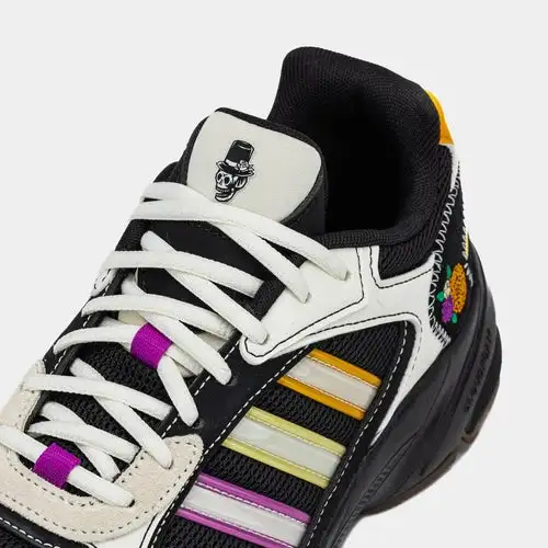 Crazy Chaos 2000 Dia De Los Muertos Mens Lifestyle Shoes (Black White Orange)