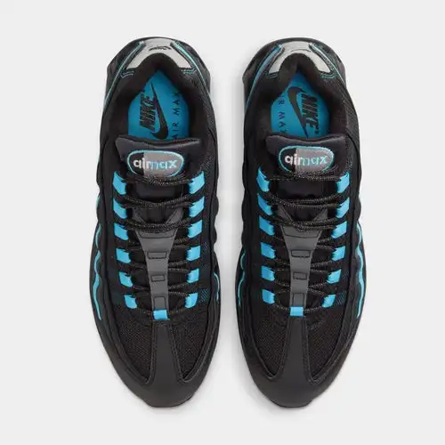 Air Max 95 OG Mens Running Shoes (Black/Baltic Blue/Black/Pearl Grey) C9B18688