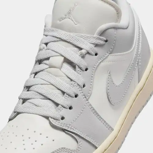 Air Jordan 1 Low Womens Lifestyle Shoes (Sail/Coconut Milk/Neutral Grey) D924645