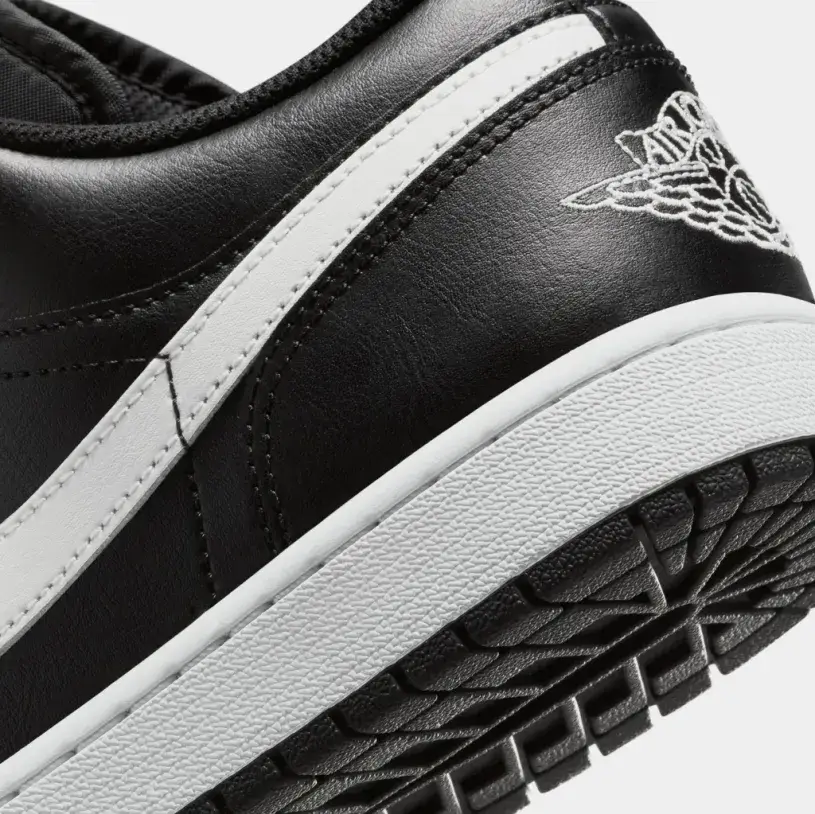 Air Jordan 1 Low Orca Mens Basketball Shoes (Black White) 