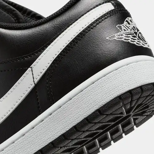 Air Jordan 1 Low Orca Mens Basketball Shoes (Black White)