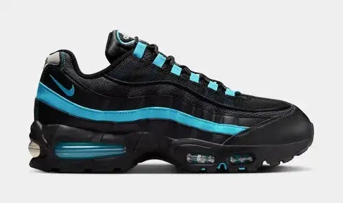 Air Max 95 OG Mens Running Shoes (Black/Baltic Blue/Black/Pearl Grey) C9B18688