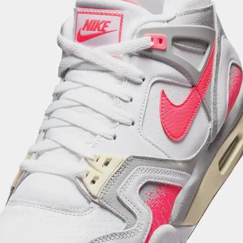 Air Tech Challenge 2 Racer Pink Mens Basketball Shoes (White/Racer Pink/Light Smoke Grey/Coconut Milk) ACE8519