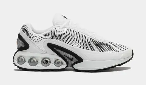 Air Max DN Mens Running Shoes (White/Black/Silver) 65A28766