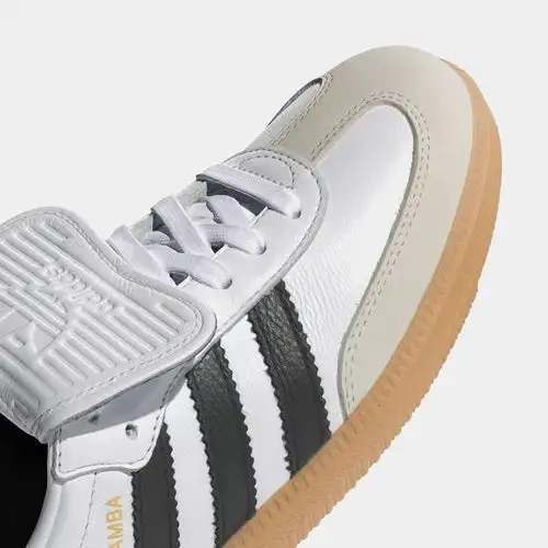 Samba LT Womens Lifestyle Shoes (Cloud White/Core Black/Gold Metallic 7591018