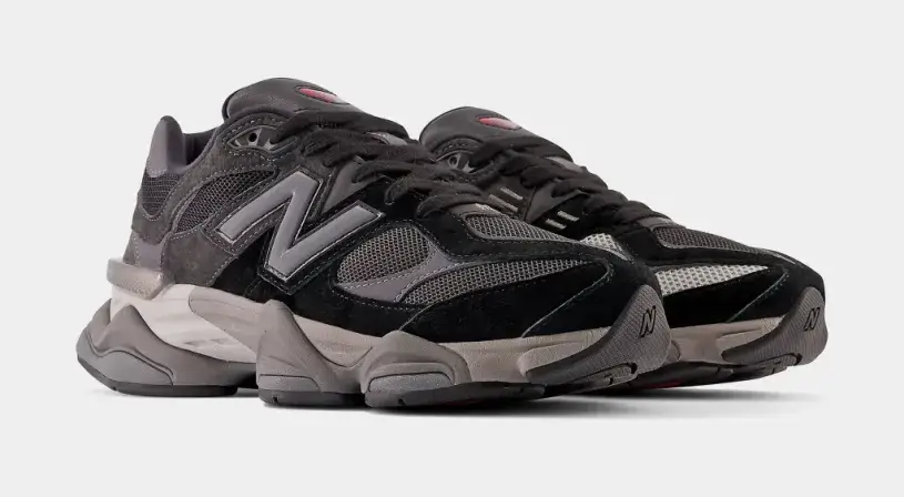 9060 Mens Lifestyle Shoes (Black Grey) 