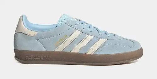 Gazelle Indoor Womens Lifestyle Shoes (Clear Sky/Off White)