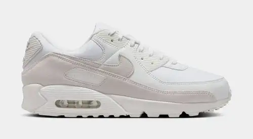 Air Max 90 Mens Running Shoes (White/Photon Dust/Summit White/Platinum Tint) FE18D1061