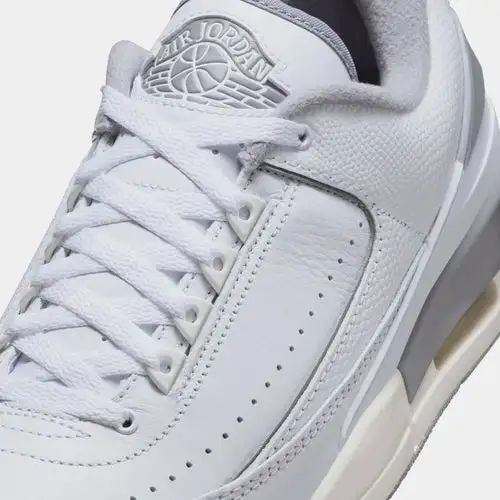 Air Jordan 2/3 Mens Lifestyle Shoes (White/Sail/Cement Grey) 8D97631
