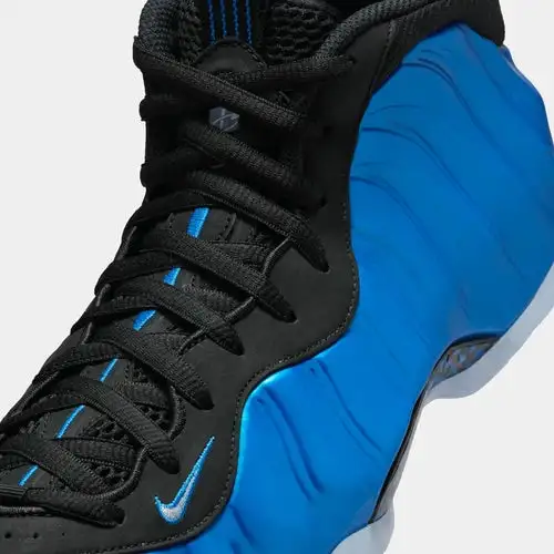 Air Foamposite One International Blue Mens Lifestyle Shoes (Neon Royal/White/Black/Clear) 2CAA239