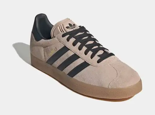 Gazelle Mens Lifestyle Shoes (Beige/Black) 39A793