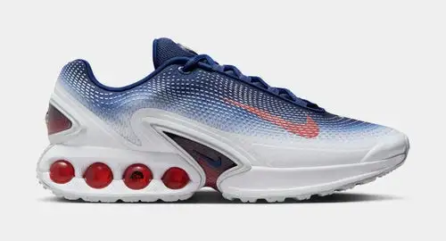 Air Max DN Mens Running Shoes (White/Sport Red/Metallic Silver) D9098777