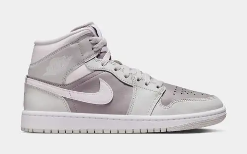 Air Jordan 1 Mid Womens Basketball Shoes (Photon Dust/Atmosphere Grey/White) 82BB01040