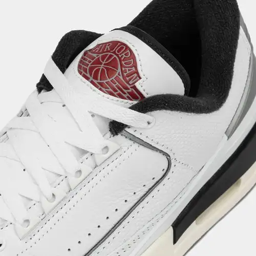 Air Jordan 2/3 Mens Basketball Shoes (White/Black/Metallic Silver) 781454