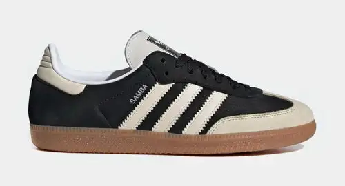 Samba OG Womens Lifestyle Shoes (Core Black/Wonder White/Silver Metallic)